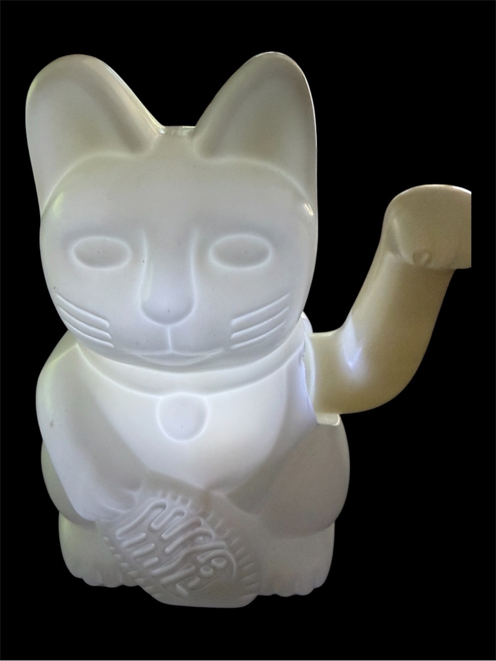 Lucky Cat Light , white waving arm, new in box